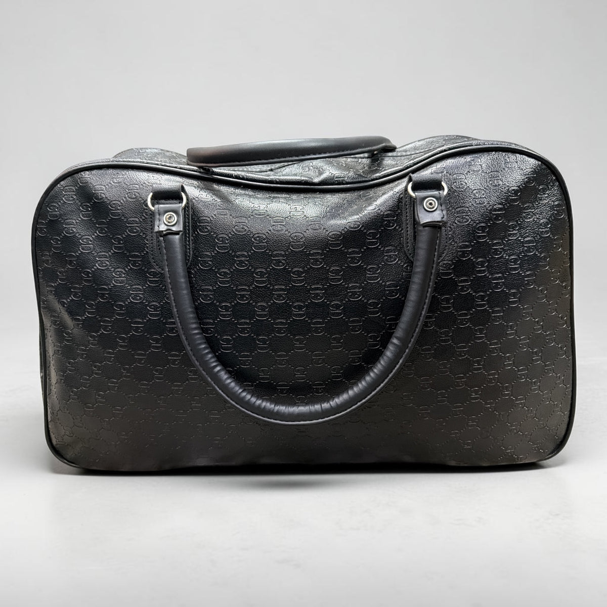 Premium Black Monogram Duffle Handbag