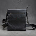 Premium Black Monogram Crossbody Shoulder Bag