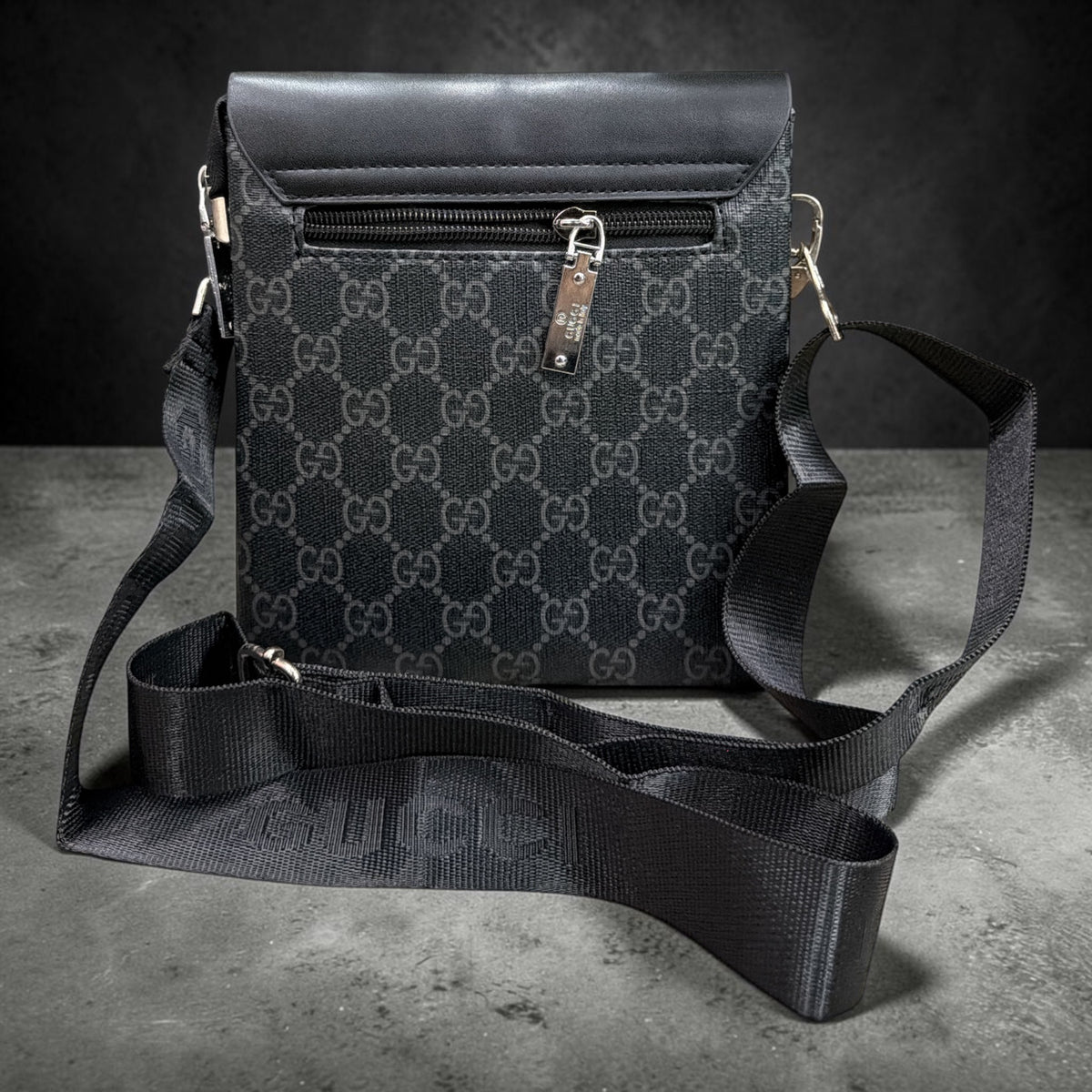 Premium Monogram Crossbody Shoulder Bag