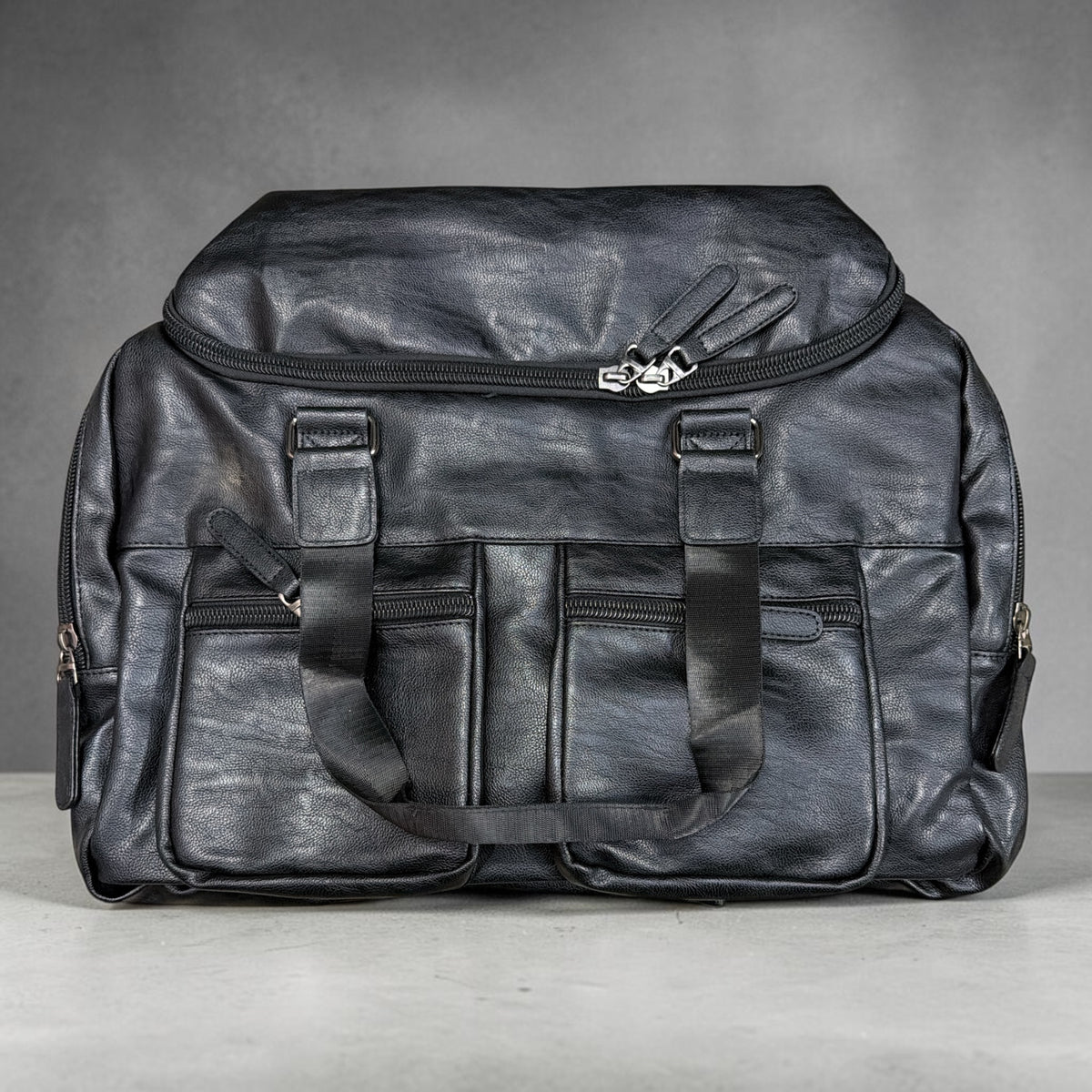 Premium Genuine Leather Duffle Travel Bag