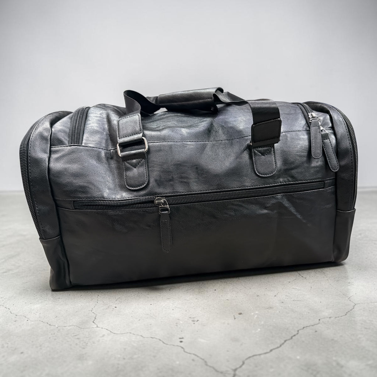 Premium Genuine Leather Duffle Travel Bag