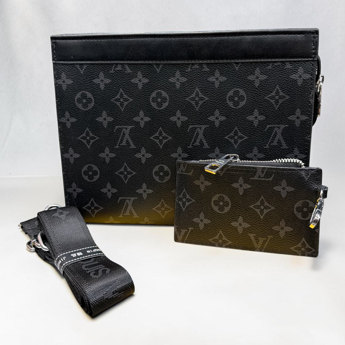 LV Monogram Handbag & Mini Pouch Set